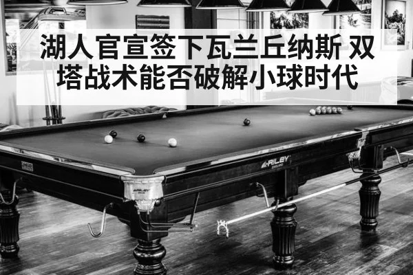 湖人官宣签下瓦兰丘纳斯 双塔战术能否破解小球时代